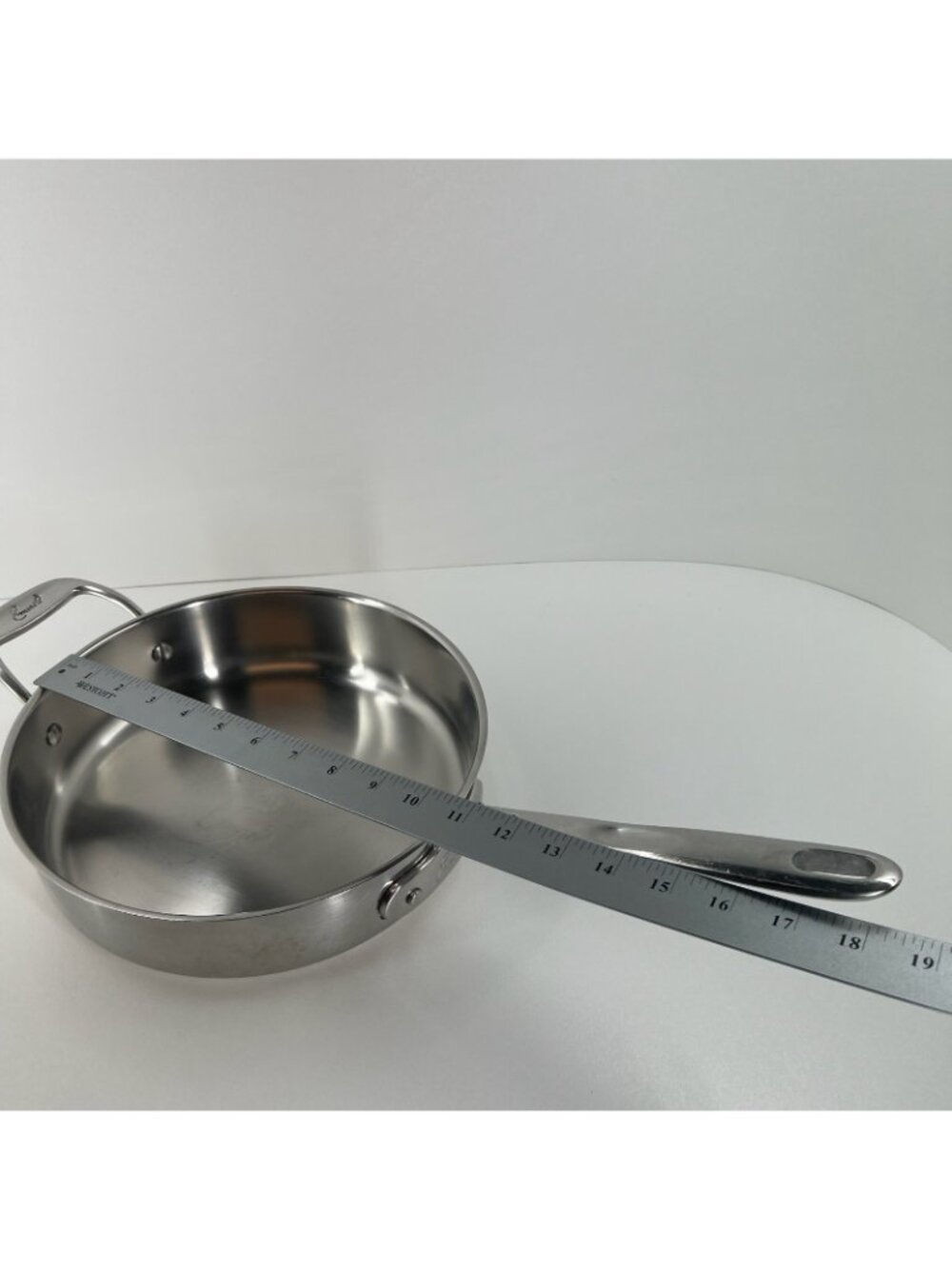 Emeril 3qt Sauté Pan Stainless Steel Copper Band Skillet Helper Handle 10.5 Inch - Picture 15 of 16